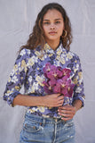 The Florian Button-up in Lilac Tropical