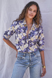 The Florian Button-up in Lilac Tropical