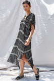 The Maxi Caftan in Black and White