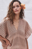 The Maxi Caftan in Pink Sand